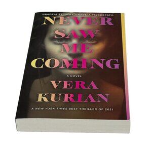 Never Saw Me Coming Vera Kurian Psychological Thriller Paperback